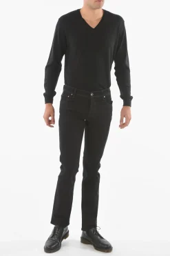 Online ID LUXURY DENIM Jeans 5 Tasche Slim Fit in Denim Stretch Uomo Jeans