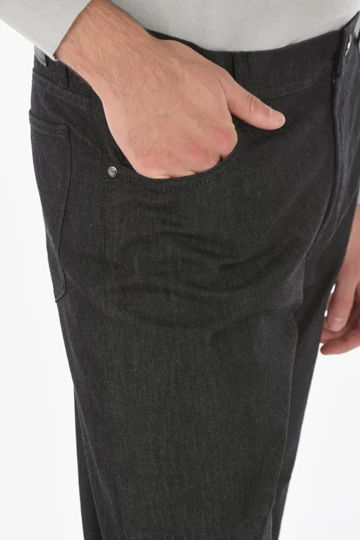 ID LUXURY DENIM Jeans a 5 Tasche in Cotone Stretch 21cm>Corneliani Outlet