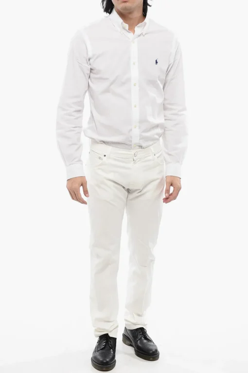 ID LUXURY DENIM Jeans Ricamati Ton-sur-ton>Corneliani New