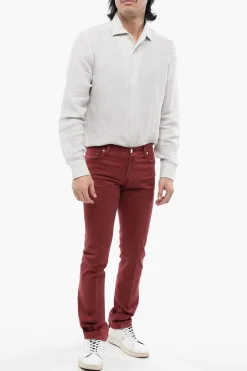 ID LUXURY DENIM Jeans Ricamati Ton-sur-ton></noscript>Corneliani Discount