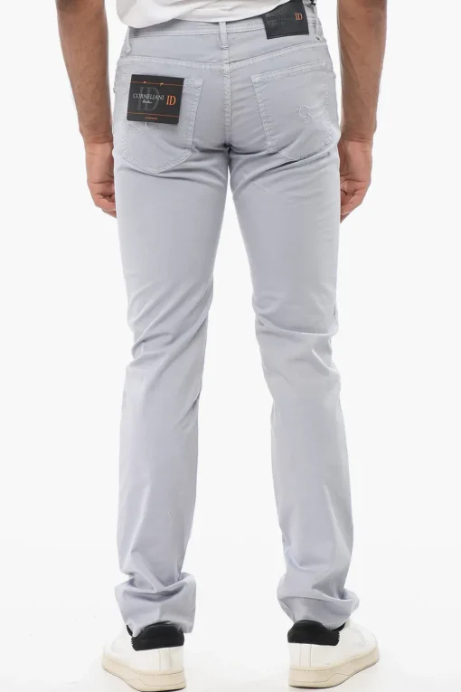Sale ID LUXURY DENIM Jeans Ricamati Ton-sur-ton Uomo Pantaloni
