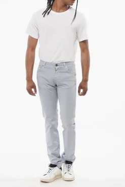 Sale ID LUXURY DENIM Jeans Ricamati Ton-sur-ton Uomo Pantaloni