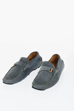 ID Mocassini Driving in Camoscio a Tinta Unita>Corneliani Sale