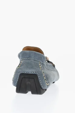 ID Mocassini Driving in Camoscio a Tinta Unita>Corneliani Sale