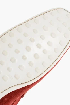 Sale ID Mocassini in Suede a Tinta Unita con Punta Squadrata Uomo Mocassini