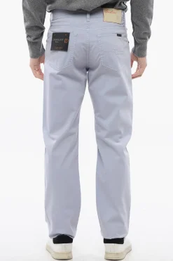 Clearance ID Pantaloni 5 Tasche in Cotone Stretch con Passanti Uomo Pantaloni