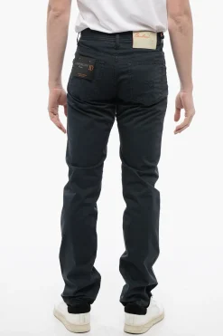 Discount ID Pantaloni 5 Tasche in Cotone Stretch Uomo Pantaloni
