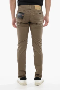 ID Pantaloni 5 Tasche in Cotone Stretch>Corneliani Fashion