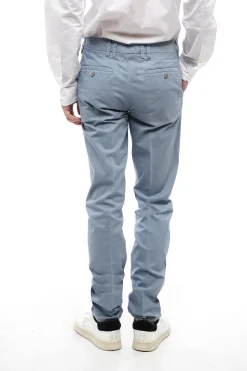 ID Pantaloni Chino con Motivo a Righe>Corneliani Clearance