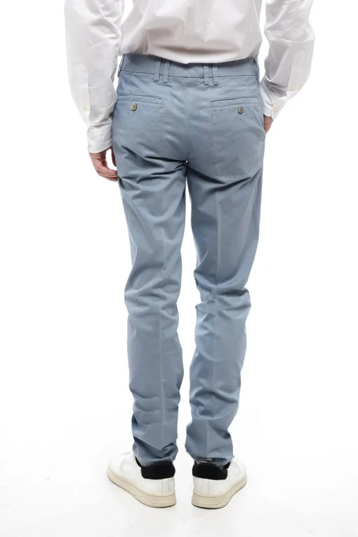 ID Pantaloni Chino con Motivo a Righe>Corneliani Clearance