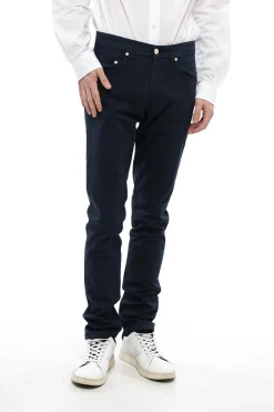 Sale ID Pantaloni Chino con Patch in Suede Uomo Pantaloni