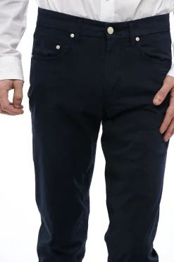 Sale ID Pantaloni Chino con Patch in Suede Uomo Pantaloni
