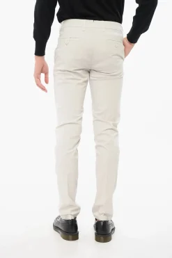 ID Pantaloni Chino in Cotone Stretch con Passanti>Corneliani Hot