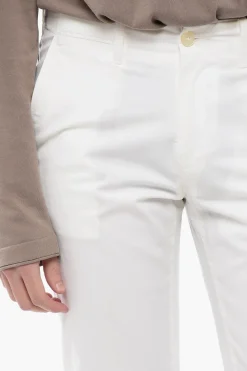 Discount ID Pantaloni Chino In Cotone stretch a Gamba Dritta Uomo Pantaloni