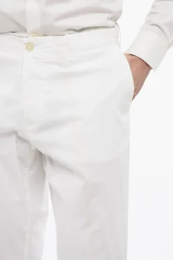 ID Pantaloni Chino in Coton Stretch con Martingale>Corneliani Outlet