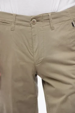 Clearance ID Pantaloni Chino in Cotone Stretch con Passanti Uomo Pantaloni