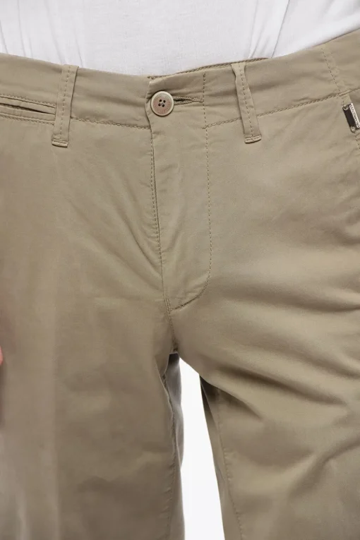 Clearance ID Pantaloni Chino in Cotone Stretch con Passanti Uomo Pantaloni