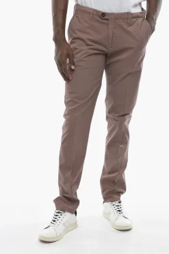 Clearance ID Pantaloni in Cotone Stretch Uomo Pantaloni