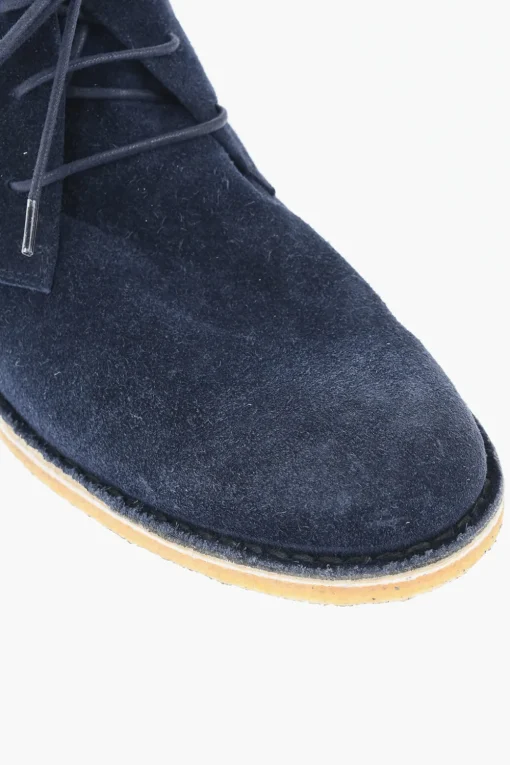 ID Polacchine in Camoscio a Tinta Unita con Suole Crepe>Corneliani Discount