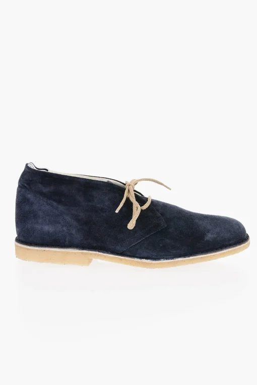 ID Polacchine in Camoscio con Suola Crepe>Corneliani Best