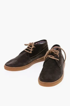 Best ID Polacchine in Suede a Tinta Unita Uomo Stringate