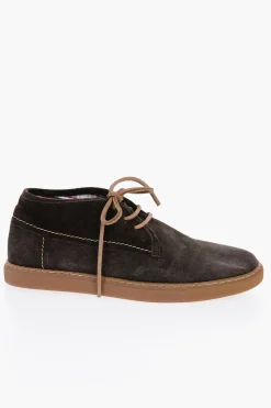 Best ID Polacchine in Suede a Tinta Unita Uomo Stringate