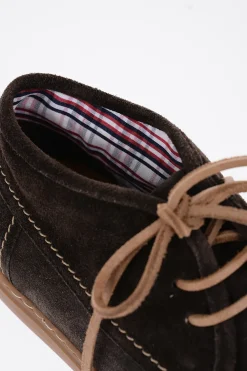 Best ID Polacchine in Suede a Tinta Unita Uomo Stringate