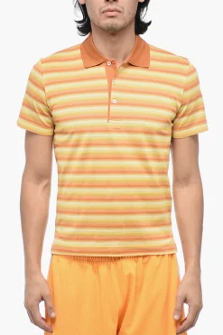 ID Polo A maniche Corte Con Stampa a Righe>Corneliani Hot
