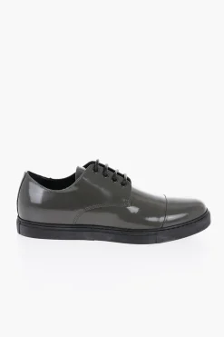 ID Sneakers Basse In Pelle Lucida></noscript>Corneliani New