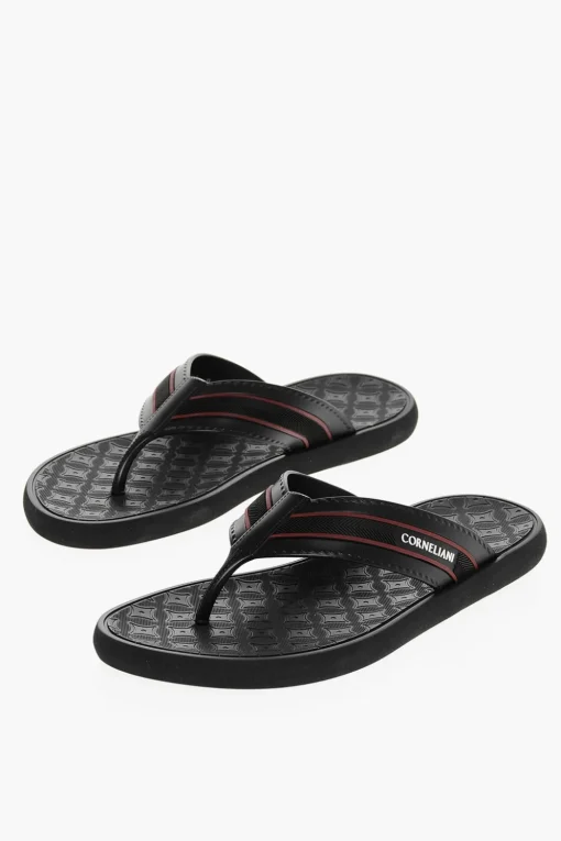 Clearance Infradito In Gomma Logate Uomo Scarpe Basse