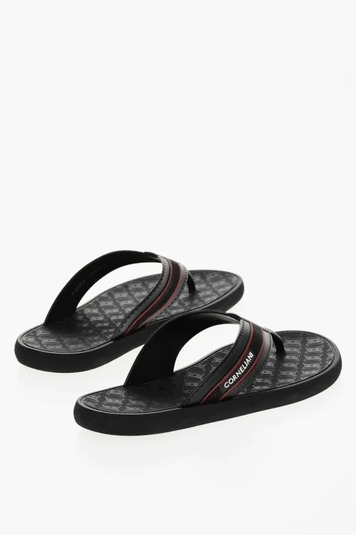 Clearance Infradito In Gomma Logate Uomo Scarpe Basse