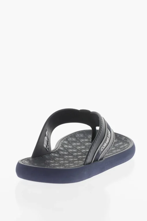 Infradito In Gomma Logate>Corneliani Sale