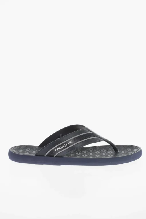 Infradito In Gomma Logate>Corneliani Sale