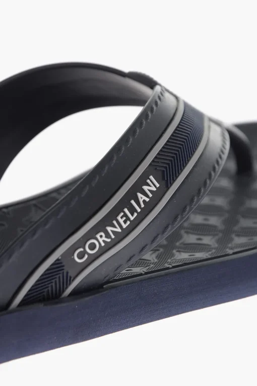 Infradito In Gomma Logate>Corneliani Sale
