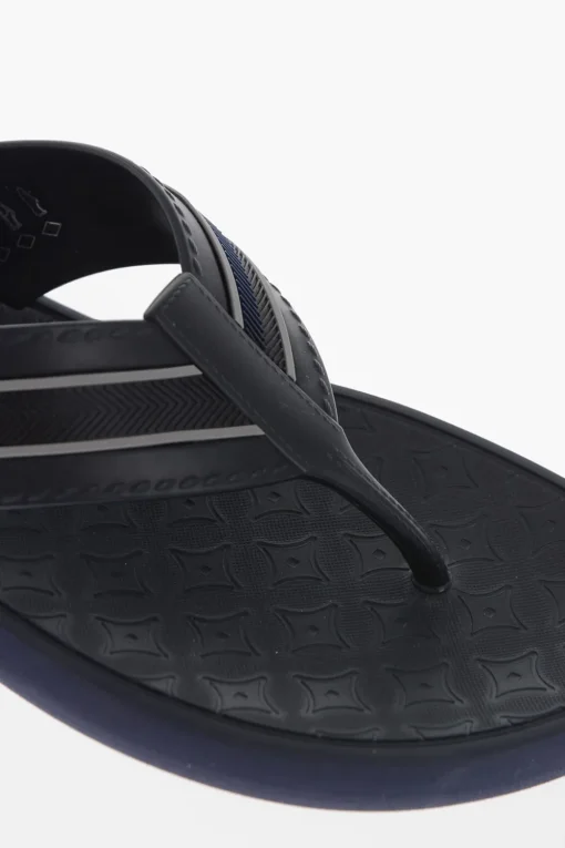 Infradito In Gomma Logate>Corneliani Sale