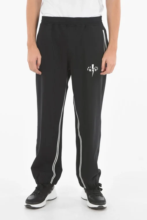 Clearance JAMES HARDEN Pantaloni Joggers Baggy con Stampa BOLT STAR Uomo Pantaloni