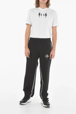 Clearance JAMES HARDEN Pantaloni Joggers Baggy con Stampa BOLT STAR Uomo Pantaloni