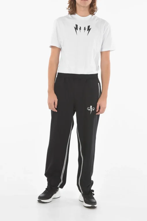 Clearance JAMES HARDEN Pantaloni Joggers Baggy con Stampa BOLT STAR Uomo Pantaloni