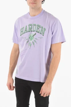 JAMES HARDEN x T-Shirt Girocollo con Logo Stampato>Neil Barrett Online