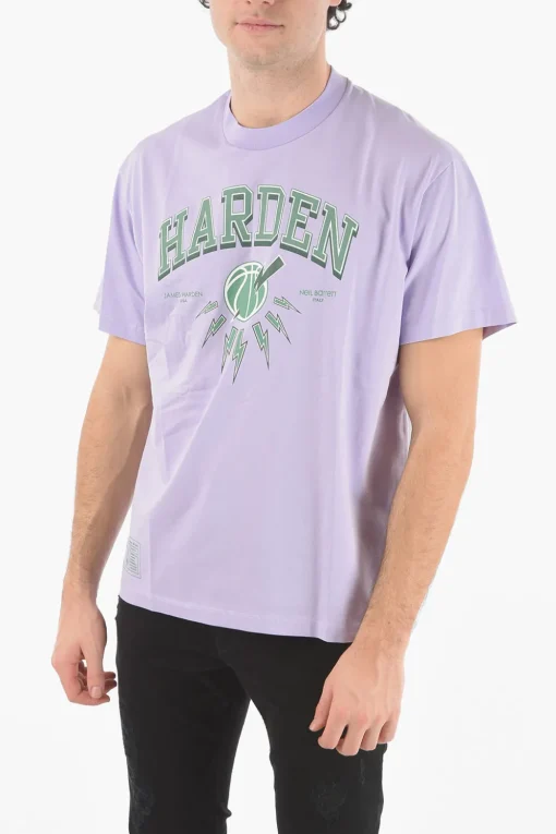 JAMES HARDEN x T-Shirt Girocollo con Logo Stampato>Neil Barrett Online