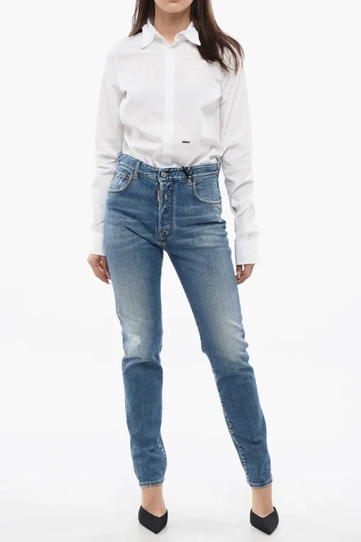 Jeans 642 Fit in Denim Lavaggio Mid 15cm>Dsquared2 Best