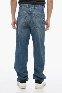 Jeans 5 Tasche Regular Fit in Denim Stone Wash 19cm>Marcelo Burlon Discount