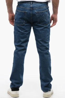 New Jeans 5 Tasche Slim Fit con Passanti 18cm Uomo Jeans