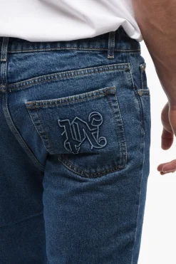 New Jeans 5 Tasche Slim Fit con Passanti 18cm Uomo Jeans