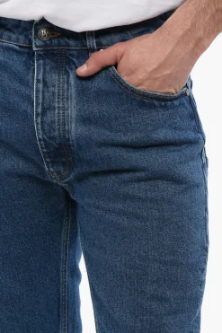 New Jeans 5 Tasche Slim Fit con Passanti 18cm Uomo Jeans
