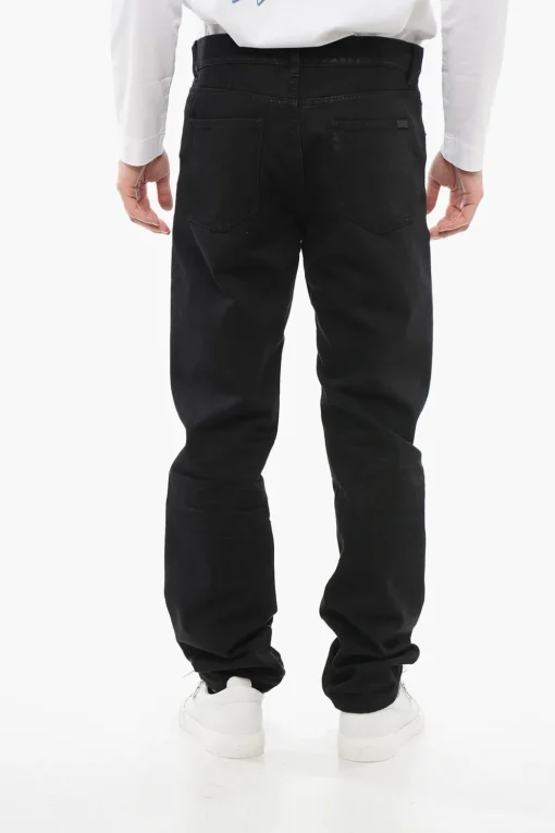 Online Jeans 5 Tasche Slim Fit con Passanti 21cm Uomo Jeans