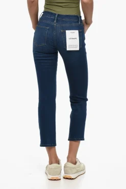 Jeans a Gamba Dritta e Vita Alta 17,5cm>Frame Online