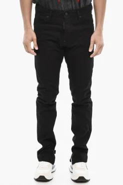 Jeans A Lavaggio Scuro ICON Con Dettaglio in Metallo>Dsquared2 Outlet