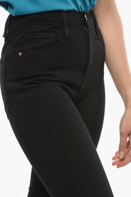 New Jeans a Lavaggio Scuro Skinny Fit e Vita Alta 13cm Donna Jeans
