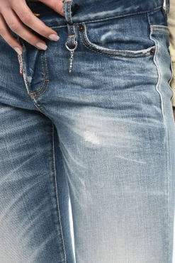 Discount Jeans a Tinta Unita Con Charm Donna Jeans